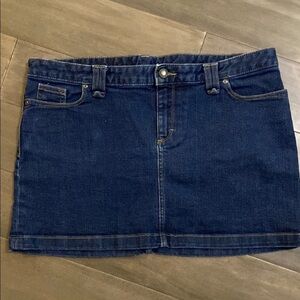 Patagonia Organic Cotton Denim Mini Skirt